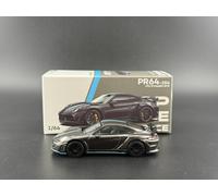 Pop Race Porsche 992 Stinger GTR Carbon Striscia Blu 640254 1/64