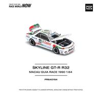 Pop Race Skyline GT-R BNR32 Macau Guia Race 1990 Die Cast 1/64