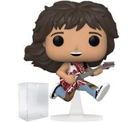 POP Rocks: Eddie [Van] Halen con chitarra Funko Vinyl Figure (Bundled con custodia protettiva compatibile)