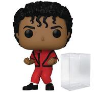 POP Rocks: Michael Jackson - Thriller Funko Vinyl Figure (Incluso con Custodia Protettiva Compatibile), Multicolore, 9.5 cm