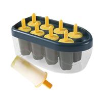 Pop Sicle Molds - Stampo per ghiaccioli a 8 fori, facile da rilasciare, riutilizzabile, per realizzare succhi fatti in casa, lisci e gelati per bambini e familiari