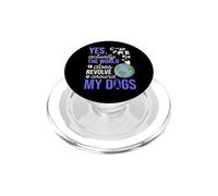 Pop Socket For Dog Lovers - World Revolves Around My Dogs PopSockets PopGrip per MagSafe