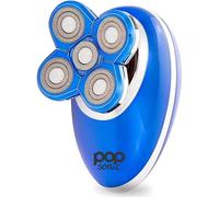 Pop Sonic Rasoio elettrico a 5 teste da donna per una rasatura comoda da vicino con funzionamento a secco bagnato impermeabile IPX5 - blu