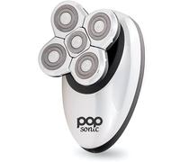 Pop Sonic Rasoio elettrico a 5 teste da donna per una rasatura comoda da vicino con funzionamento a secco bagnato impermeabile IPX5 - argento