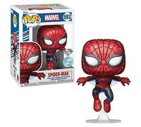 POP Spider-Man Spider-Man (Diamond Glitter) Vinyl Figur 593 Unisex Funko standard PVC