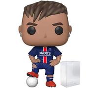 POP! Sports Soccer Paris Saint Germain's, Neymar JR #20 Action Figure (Bundled with Pop Box Protector to Protect Display Box)