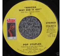 Pop Staples 45 Whicha Way Dit It Go? / What's Your Thing On Stax Etichetta Mint