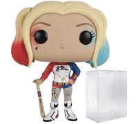 POP Suicide Squad - Harley Quinn Funko Vinyl Figure (Bundled con custodia protettiva compatibile) Multicolore 9,5 cm