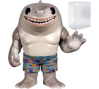 POP Suicide Squad - King Shark [Nanaue] Funko Pop! Vinyl Figure (Bundled con custodia protettiva compatibile), multicolore, 9,5 cm
