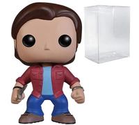 POP Supernatural - Figura in vinile di Sam Winchester Funko Pop! (Bundled con custodia protettiva compatibile Pop Box), multicolore, 9,5 cm