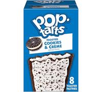 Pop-Tarts Pasticcini tostapane, cibi per la colazione, snack per bambini, biscotti e crema glassati, scatola da 14 once (8 pop-tarts)