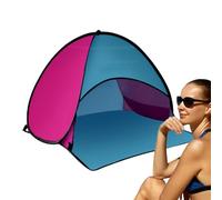 Pop-Up Beach Tent - Shelter E Ombra Istantanea | Riparo Per La Spiaggia Personale | Apertura Rapida Automatica, Leggero E Portatile, Tessuto Con Rivestimento In Argento 190T, Proteggere Il Viso Dal So