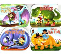 Pop-Up Book - Dinosaurs Adventures - Set of 4 Pop-Up Board Books