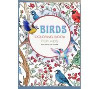 Pop Up - Kids Coloring book - Birds: Coloring Book for Age upto 12 Years