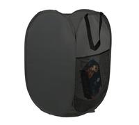 Pop -Up Laundry Basket - Organizzatore del cesto di alimentazione pieghevole, deposito di abbigliamento sporco | Grande cestino portatile con manici e tasca laterale, contenitore che salta spazio per