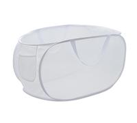 Pop Up Laundry Hamper Collapsible Horizontal Baskets with Handles & Side Pocket Foldable Sturdy mesh for Laundry Room Bathroom Kids Room Col