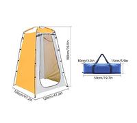Pop -up Tenda con Facile Configurazione, Finestra Sulla Privacy, Tasca Interna, Realizzata con Tessuto in Poliestere 190T, Ideale per Campeggio, Escursioni, Viaggi in Spiaggia