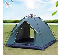 Pop up Tent, 3-4 Man Tent Professional Waterproof & Windproof & Pest Proof, Beach Tent Garden Tent Camping Tents Indoor Tent Family Tent,Blue Tent