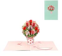 Pop-Up Wildflower Valentine's Card, Pop Up Flowers Bouquet Cards, Forever-Blooming 3D Flower Pop-Up Card- Personalized Love Message & Everlasting Bloom (#3)