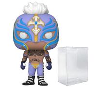 POP WWE: Rey Mysterio Funko Pop! Vinyl Figure (Bundled con compatibile Pop Box Protector Case) Multicolore 9,5 cm
