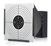 Popamazing - portabersaglio, con raccogli pallini, 14 cm, per pratica con fucile ad aria compressa, pistola e armi in generale