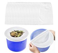 POPAPIE 30 Calzini Skimmèr Piscina, Calze Skimmer Piscina,Calza Skimmer,Càlze per Skimmèr,Calze da Filtro per Piscina, Càlze Filtranti per Pulizia di Foglie E Detriti
