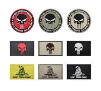 POPAPIE 9 Pezzi Patch Militari Punîsher Esercito Cranio Toppa,Toppe Militare,Toppa Skull Punisher,Patch Punisher per Zaino Abbigliamento Tattico Berretto da Baseball Uniforme