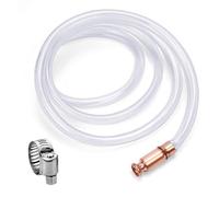 POPAPIE Pompa a Sifone Automatica 2.5M Sifone Tubo Pompa Tubo di Pompaggio per Travaso Benzina Diesel Acqua Combustibile