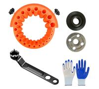 POPAPIE Set Di Drill Bit Grinding Attachment Affila Punté Trapano Professionale Affilatrice Punte Trapano Universal Drill Bit Sharpener Per 2 a 13 mm Punte da Trapano e Smerigliatrice da 115/125 mm