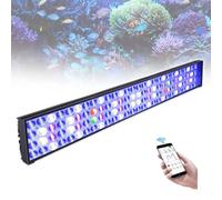 PopBloom Hertz75 illuminazione acquario led acquario luce per acquario a led marineland lampade luce led blu acquario marino 90cm 3ft Reef Aquarium Coral Tank (con kit di sospensione)