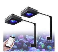 PopBloom RL90 Spettro Completo acuario marino led para acuario marino reef luz acuario led lampara acuarium marine SPS LPS Reef (2 lampada con kit braccio)