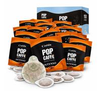 POPCAFFÉ 150 Cialde Caffè ESE 44mm in Carta Filtro Miscela Intenso Gusto Forte e