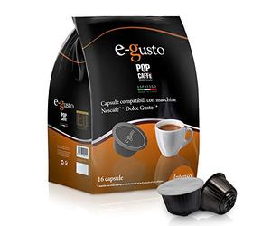 POPCAFFE' 64 CAPSULE COMPATIBILE CON NESCAFE' DOLCE GUSTO 1 INTENSO cialde
