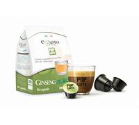 PopCaffè E-Gusto Ginseng Amaro - 96 Capsule Compatibili con NESCAFÉ Dolce Gusto - Caffè al Ginseng Intenso e Senza Zucchero - Confezionate in Atmosfera Protettiva