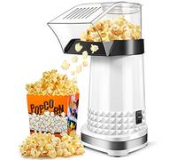 Popcorn ad aria calda con tazza di riscaldamento del burro integrata, design sano senza olio, controllo leggero con un pulsante, pulizia senza sforzo per dormitori, camper da viaggio e piccole cucine