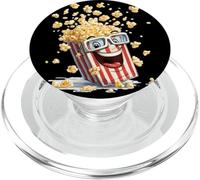 Popcorn con occhiali per film divertenti e cinema PopSockets PopGrip per MagSafe