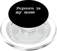 Popcorn è la mia musa Divertente Popcorn Minimalista Dattilografia PopSockets PopGrip per MagSafe