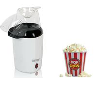 Camry CR 4458 Macchina per Popcorn Elettrica senza Grasso Design Moderno Popcorn in 2,5 minuti, 1200W, Bianco