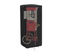 Popcorn Machine Cart Cover - Heavy-duty Popcorn Machine | 420D Oxford Cloth, Replacement Parts | Heavy Duty Waterproof Dust Protective Cover With Windproof Buckles & Adjustable Drawstring