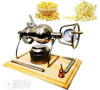 Popcorn Machine Maker Set Fuoco Riscaldamento Ad Alta Pressione Facendo Popcorn Popcorn Popcorn Popcorn Regali per Natale Halloween Home Party, 520ml