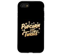 Popcorn & Plot Twists Funny Movie Film TV Show Fan Custodia per iPhone SE (2020) / 7/8