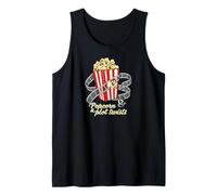 Popcorn & Plot Twists Movie Film Buff Cinema Fan Canotta