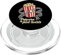 Popcorn & Plot Twists Movie Film Buff Cinema Fan PopSockets PopGrip per MagSafe
