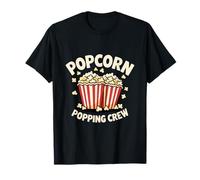 Popcorn Popping Crew Film Snack Maglietta