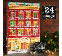 Popcorn Shed Calendario dell'Avvento di Natale Gourmet Popcorn 2024, 24 giorni di popcorn - 6 gusti di lusso, tutto naturale e vegetariano regalo per buongustai
