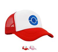 PopCrew Embroidered Team Trainer Hat for Anime Cosplay Costume, Trucker, Snapback Cap (Blue)