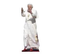 Pope Benedict XVI Statuetta Cartonwood Sagoma Uomo 181cm x 70cm Standee