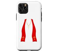Pope Costume Shirt Lazy Priest Halloween Costume Pope Custodia per iPhone 11 Pro