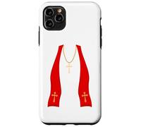Pope Costume Shirt Lazy Priest Halloween Costume Pope Custodia per iPhone 11 Pro Max