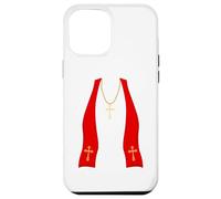 Pope Costume Shirt Lazy Priest Halloween Costume Pope Custodia per iPhone 12 Pro Max